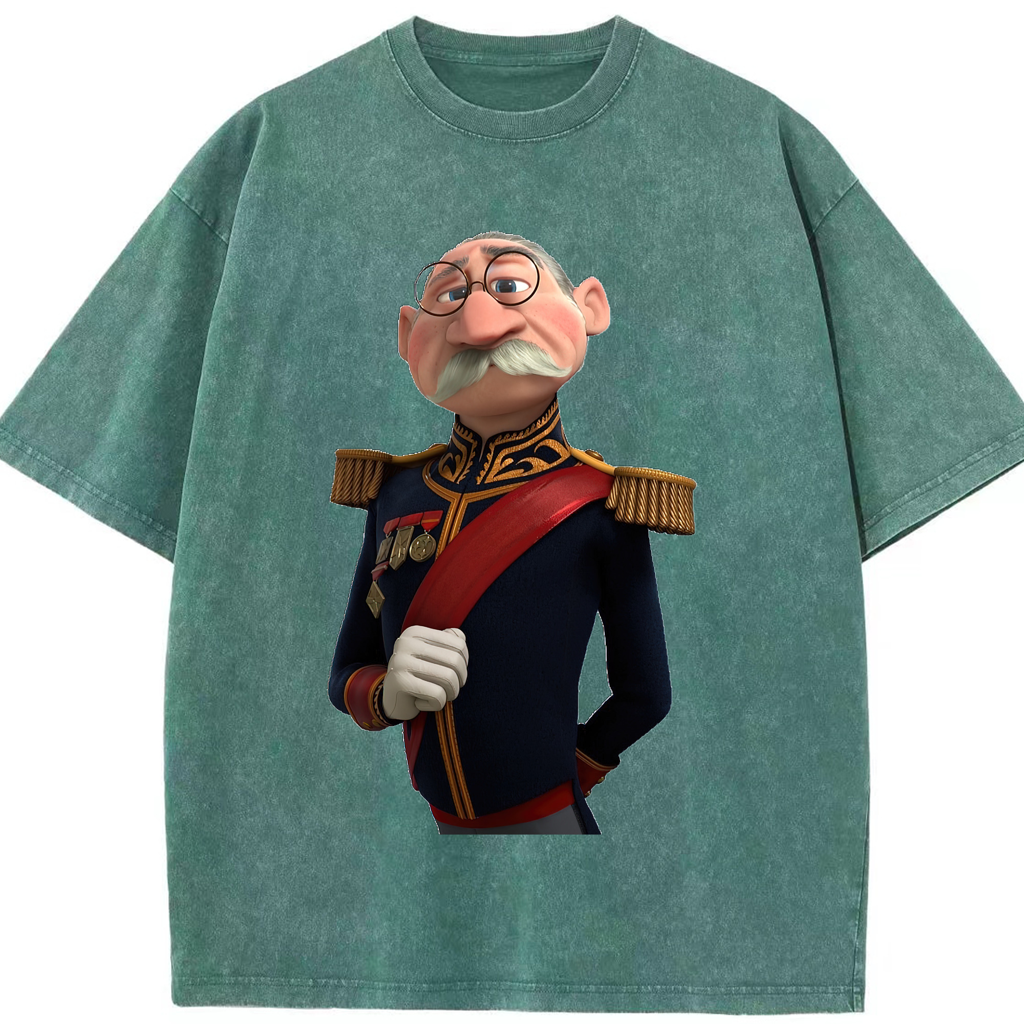 （画像用） アナと雪の女王 アンナ エルサ Frozen Anna Elsa 綿100% ヴィンテージ風 半袖Tシャツ（フロントプリント）